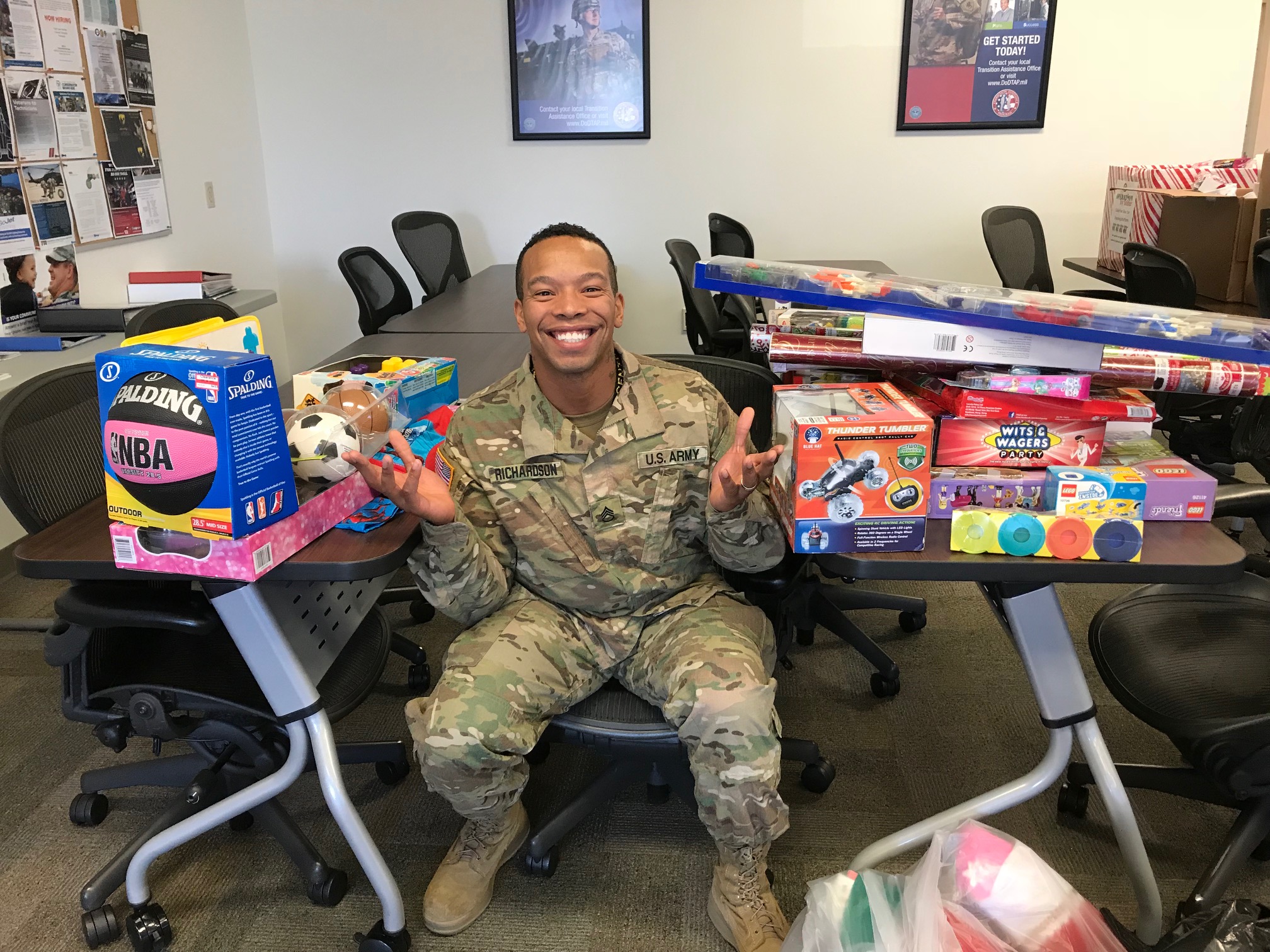 OTS 2017 - Father of five happy to take some toys home from MacDill AFB